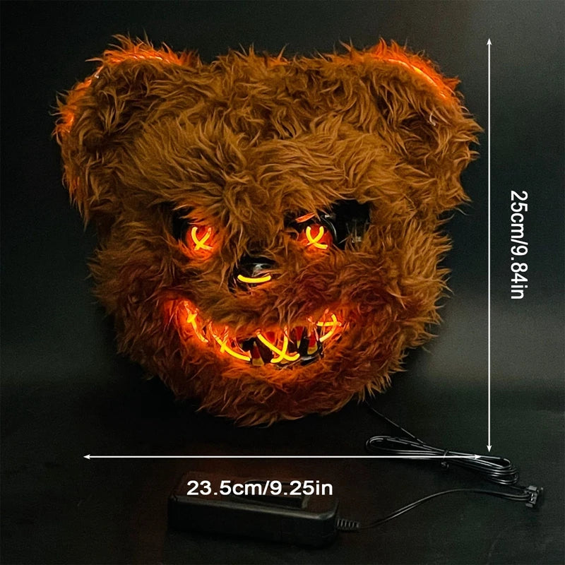 Masque Lapin & Ours Halloween à LED