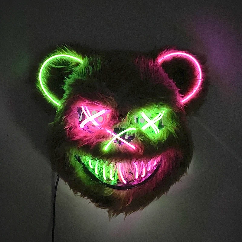 Masque Lapin Ours LED