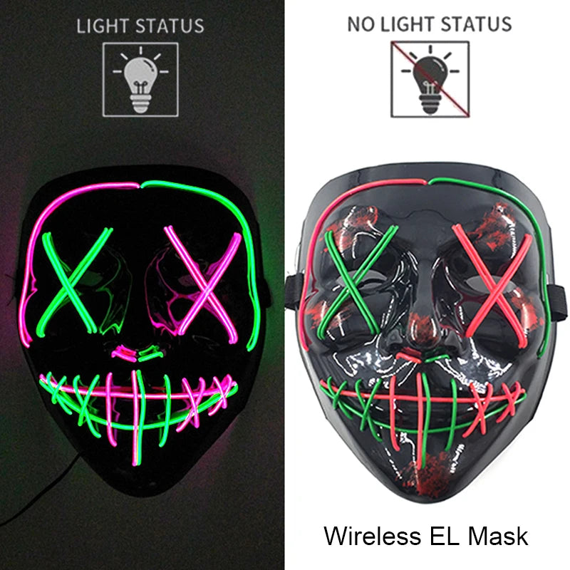 Masque Purge Néon LED