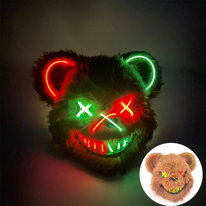 Masque Lapin Ours LED