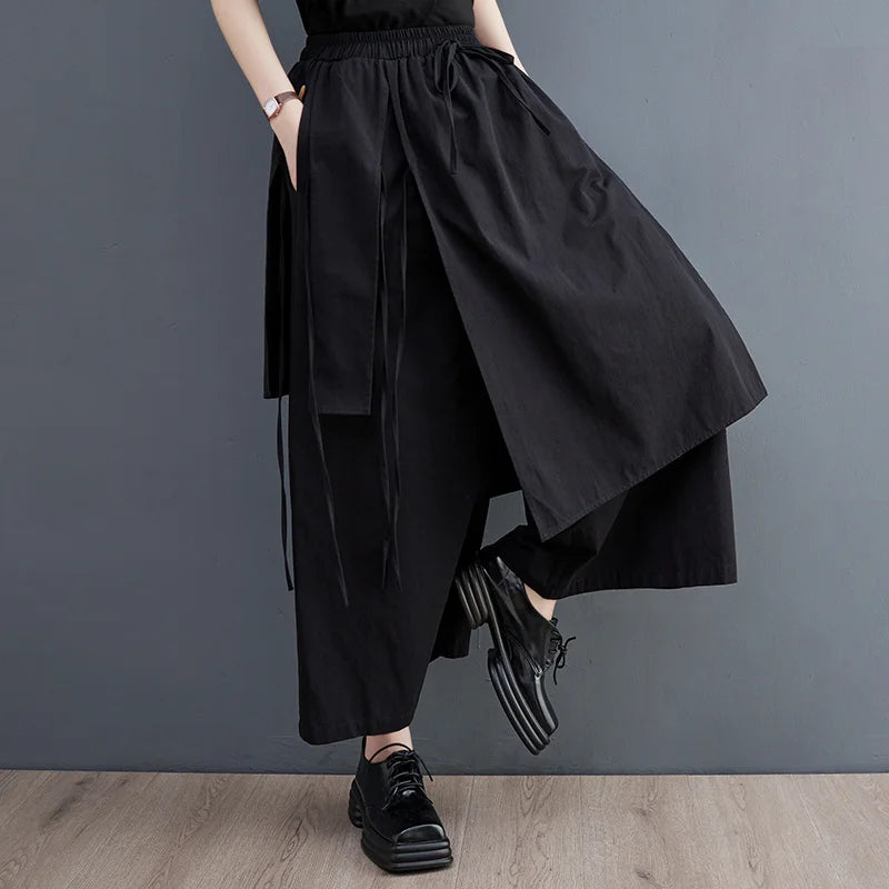 Pantalon Wide Leg Noir