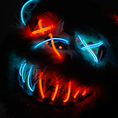 Masque Lapin Ours LED