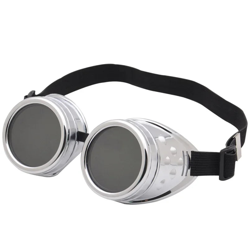 Lunettes de moto rétro steampunk