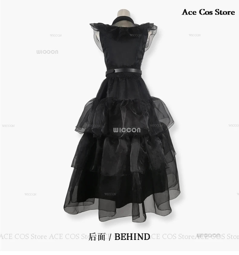 Costume d'Halloween Mercredi Cosplay