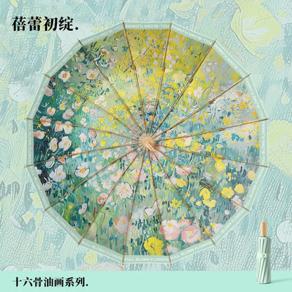 Parapluie asiatique floral