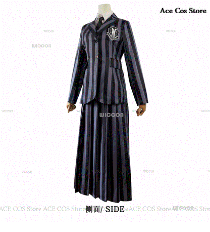 Costume d'Halloween Mercredi Cosplay