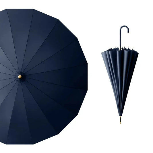 Parapluie Large Japonais Bleu Foncé