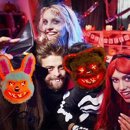 Masque Lapin & Ours Halloween à LED