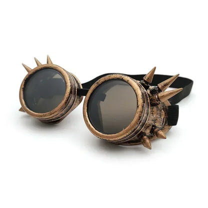 Lunettes de moto rétro steampunk