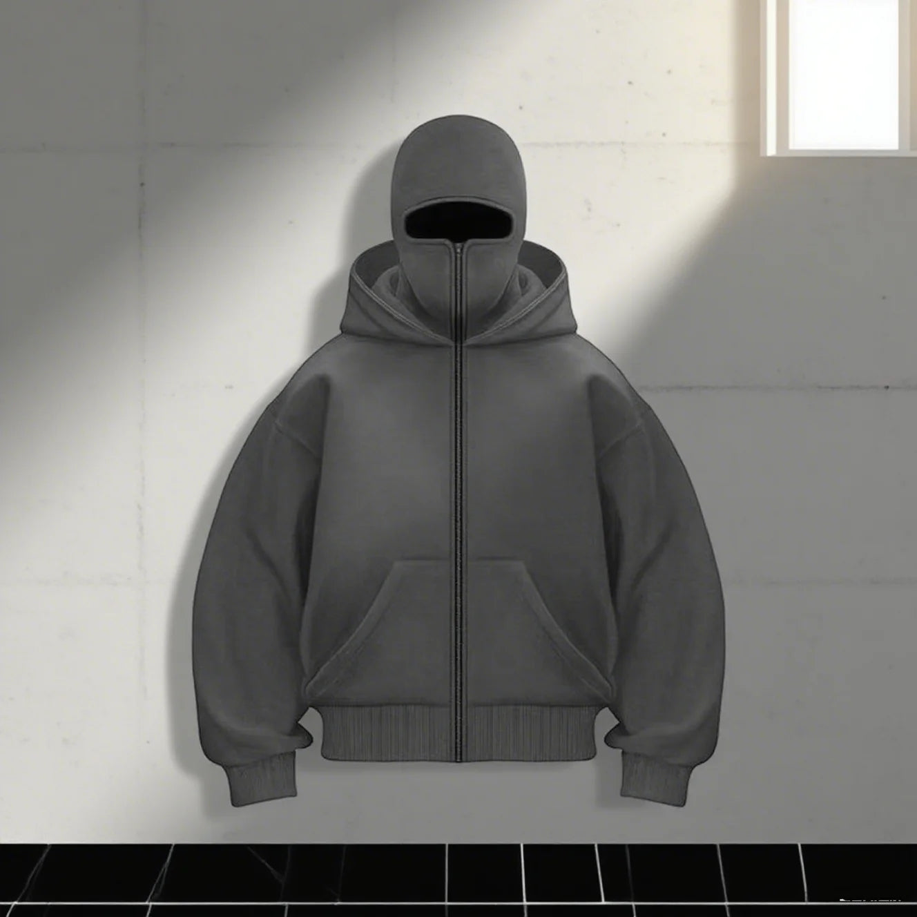 Hoodie Masque Zipper