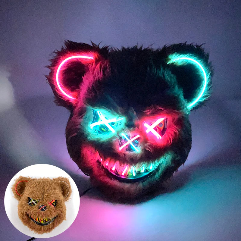 Masque Lapin Ours LED