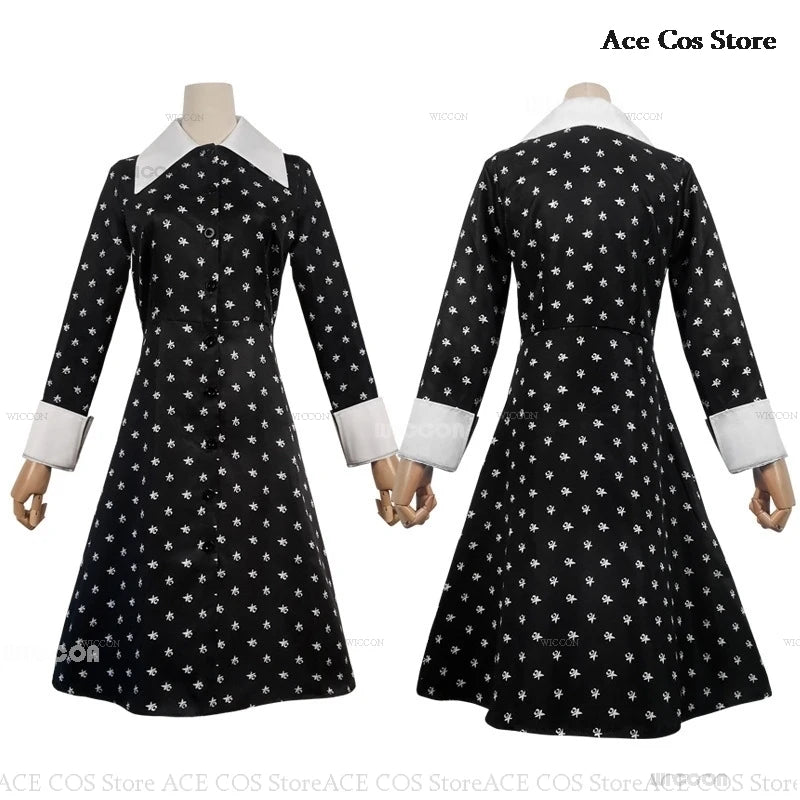 Costume d'Halloween Mercredi Cosplay