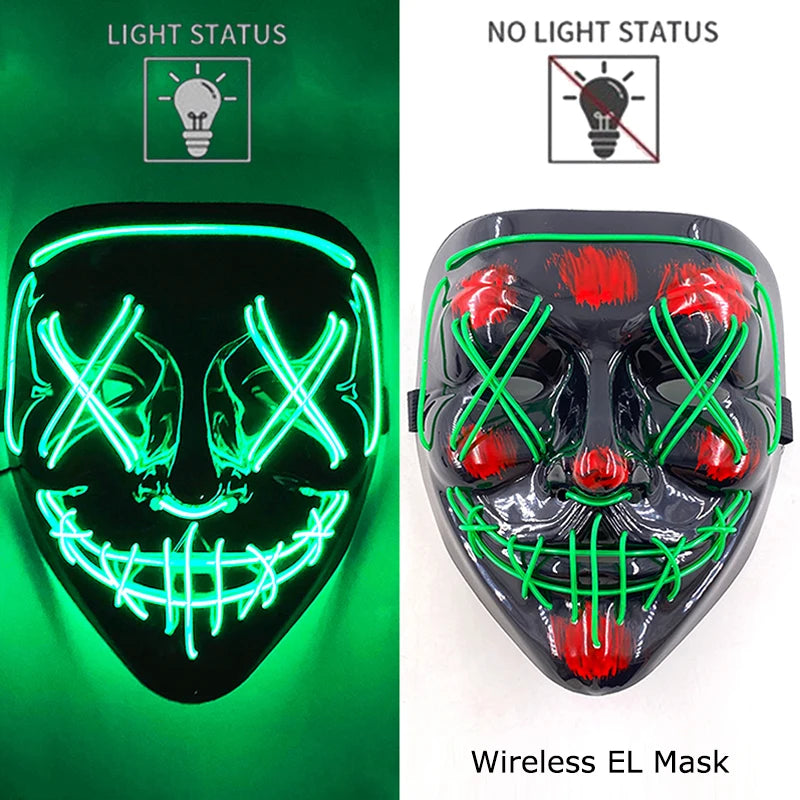 Masque Purge Néon LED
