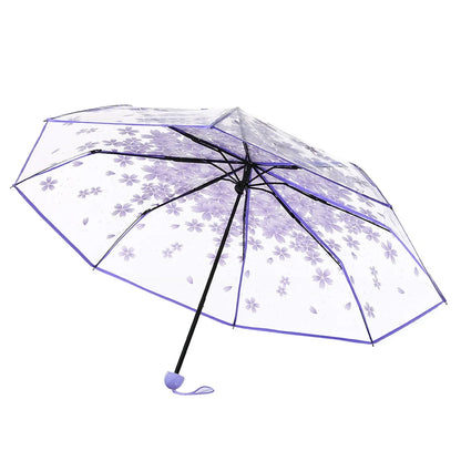Parapluie Transparent Fleury Violet