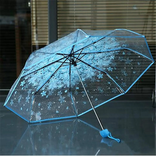 Parapluie Transparent Fleury Bleu