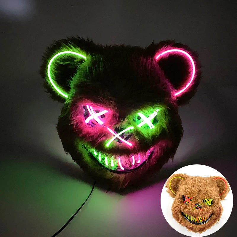 Masque Lapin Ours LED