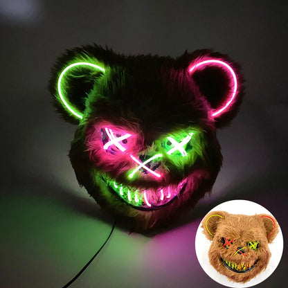 Masque Lapin Ours LED