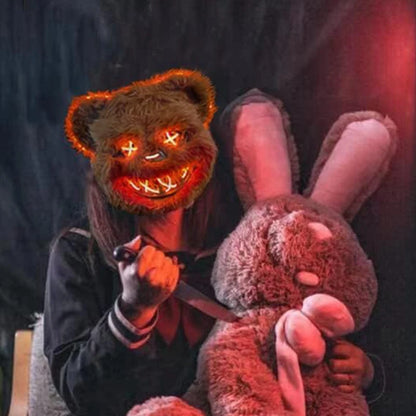 Masque Lapin & Ours Halloween à LED