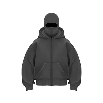 Hoodie Masque Zipper