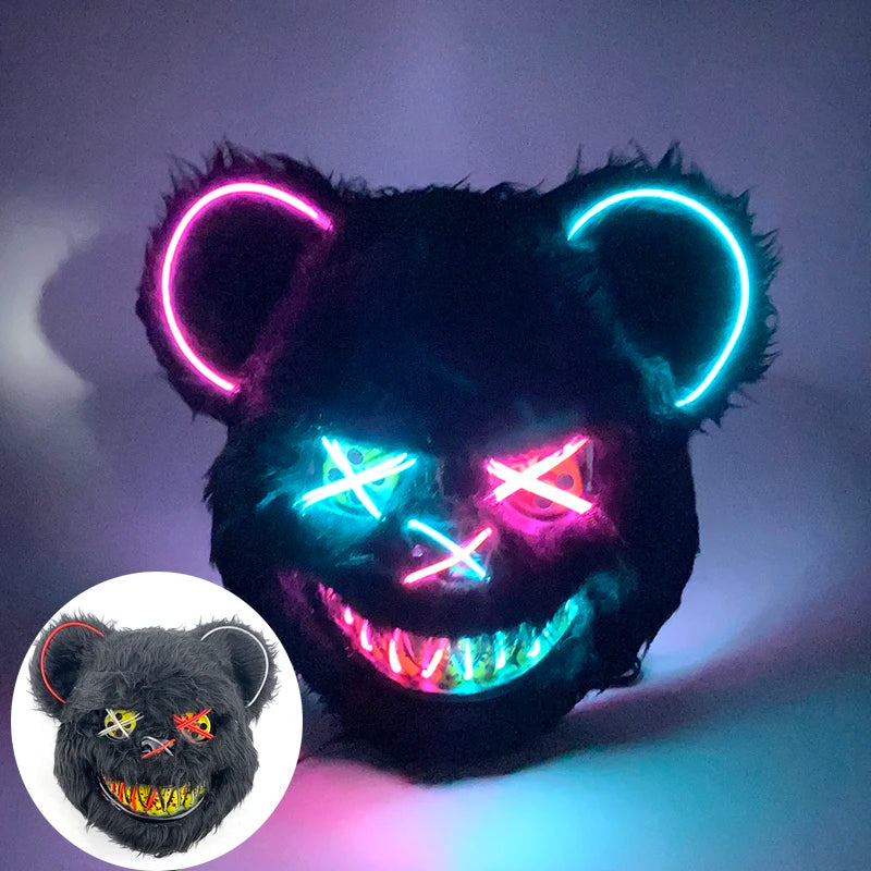 Masque Lapin Ours LED