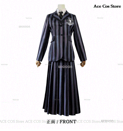 Costume d'Halloween Mercredi Cosplay