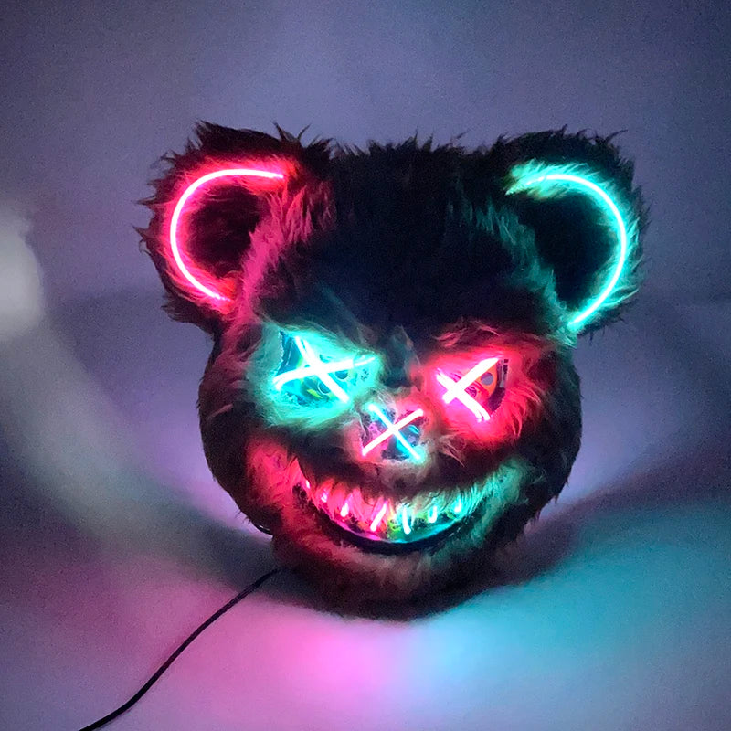 Masque Lapin Ours LED