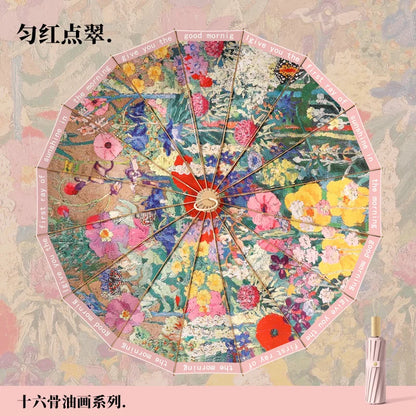 Parapluie asiatique floral