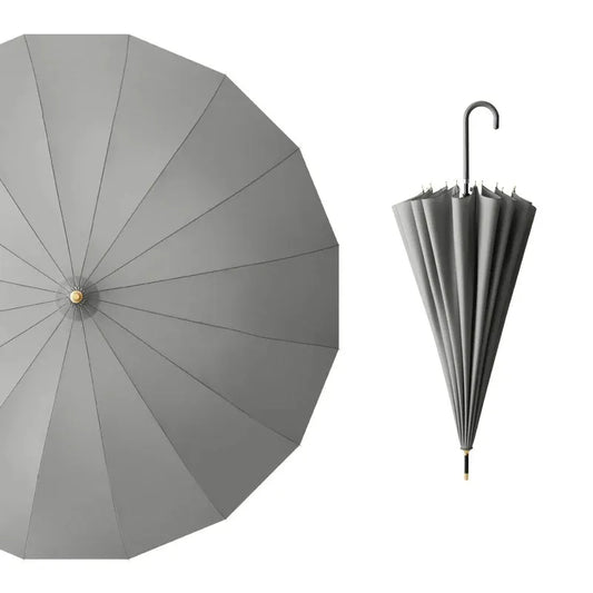 Parapluie Large Japonais Gris