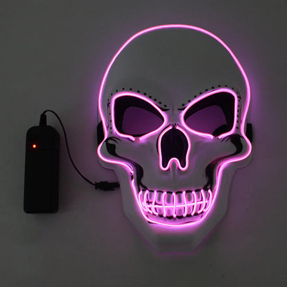Masque Halloween squelette à LED