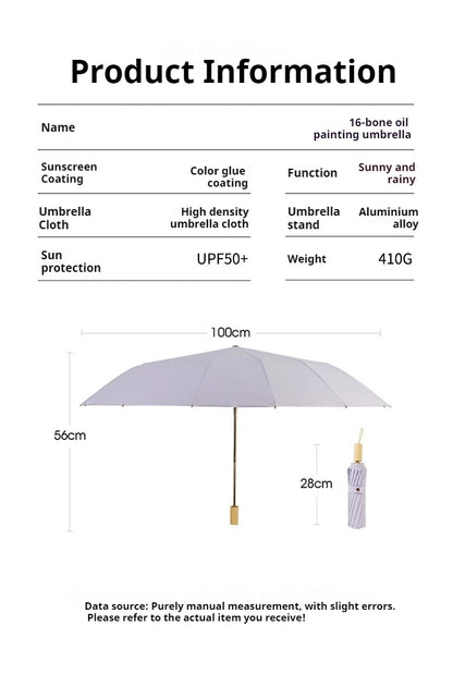 Parapluie asiatique motif floral