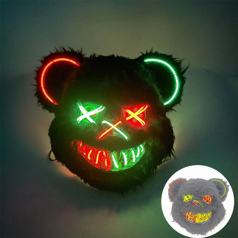 Masque Lapin Ours LED