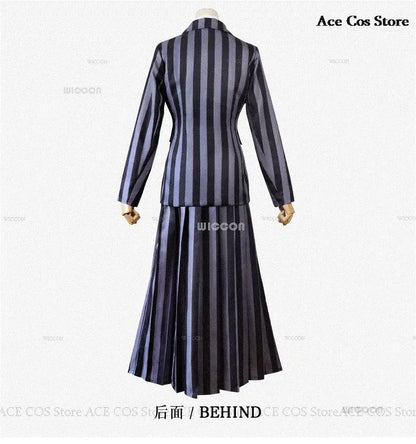 Costume d'Halloween Mercredi Cosplay