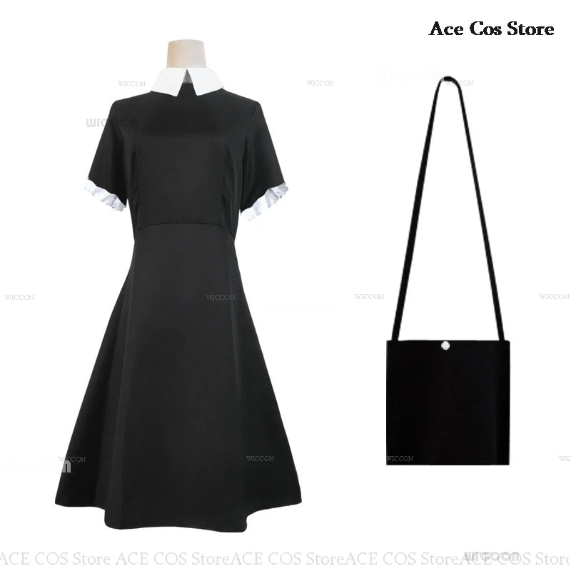 Costume d'Halloween Mercredi Cosplay
