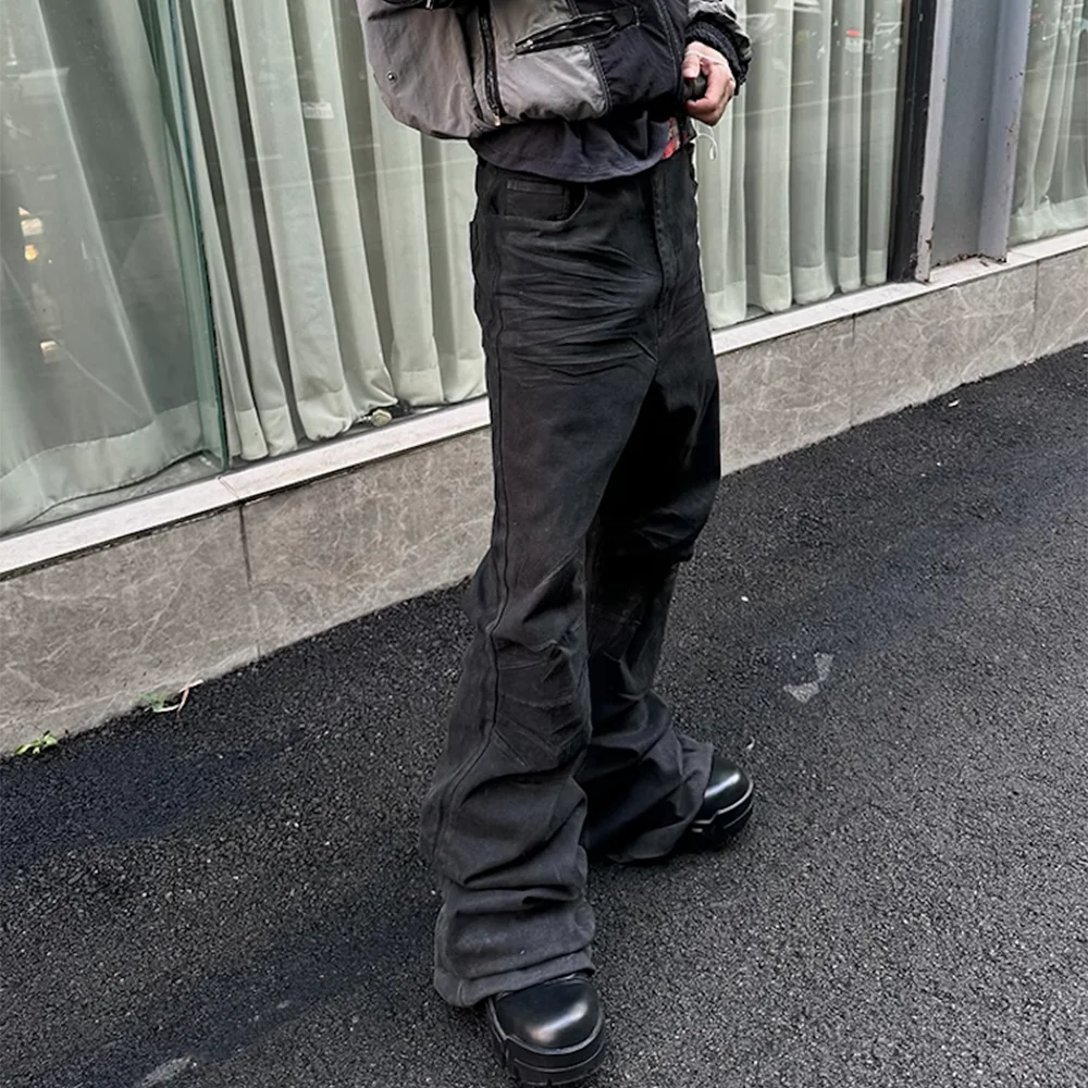 Pantalon Boot Cut Coated