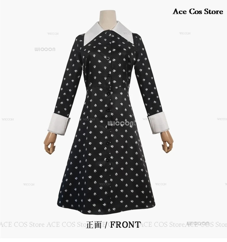 Costume d'Halloween Mercredi Cosplay