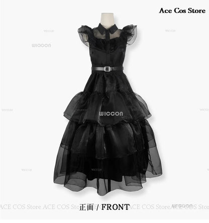 Costume d'Halloween Mercredi Cosplay