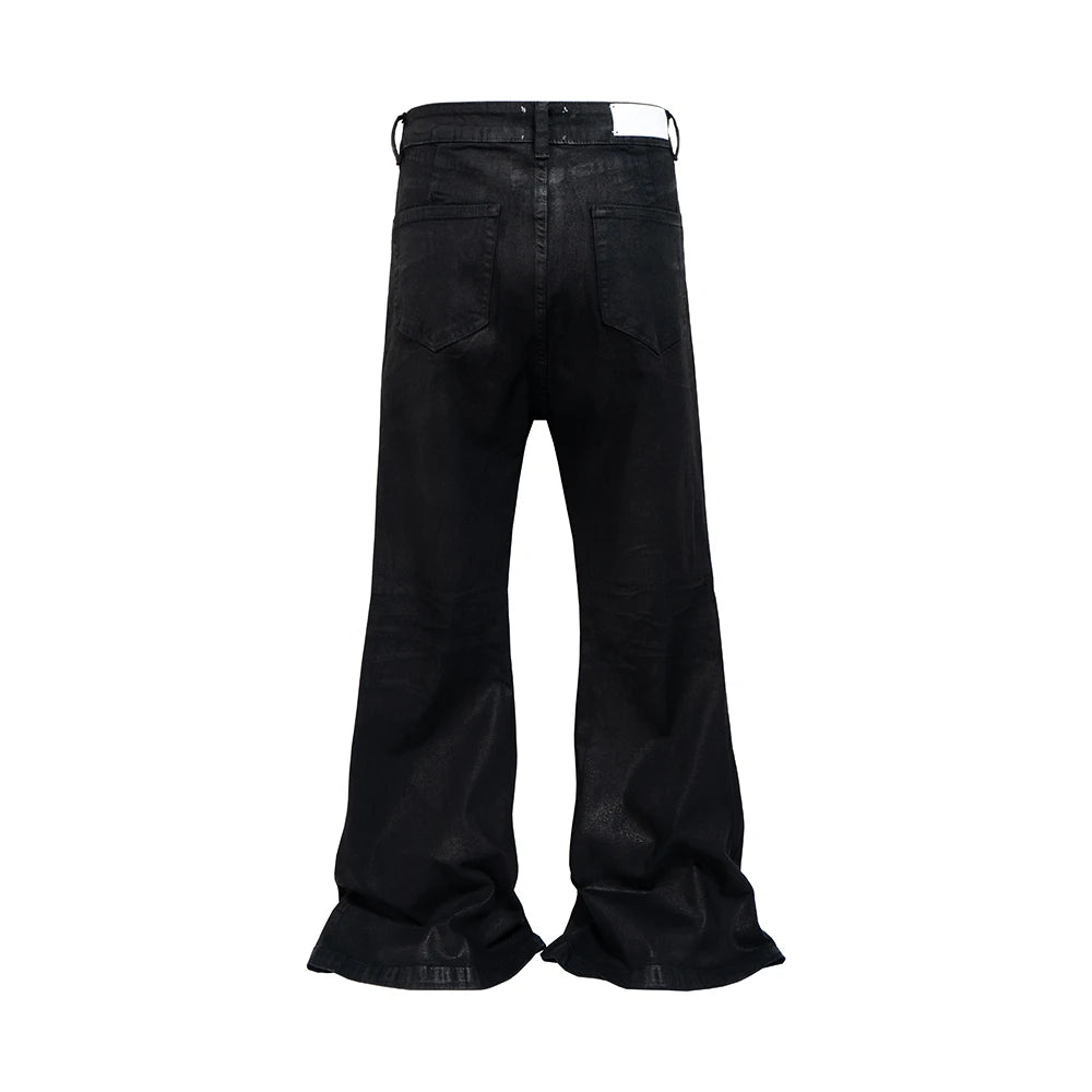 Pantalon Boot Cut Coated