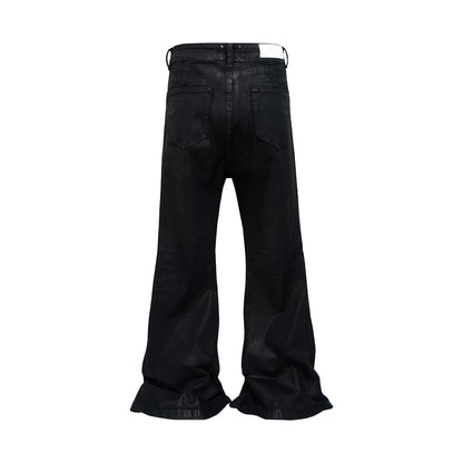 Pantalon Boot Cut Coated