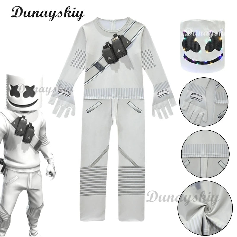 Cosplay Marshmello Fortnite