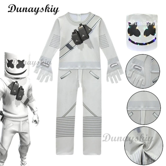 Cosplay Marshmello Fortnite