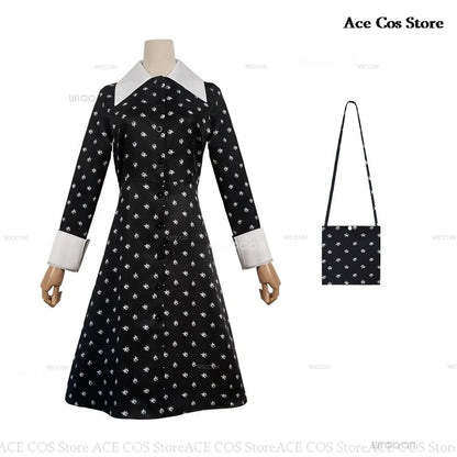 Costume d'Halloween Mercredi Cosplay