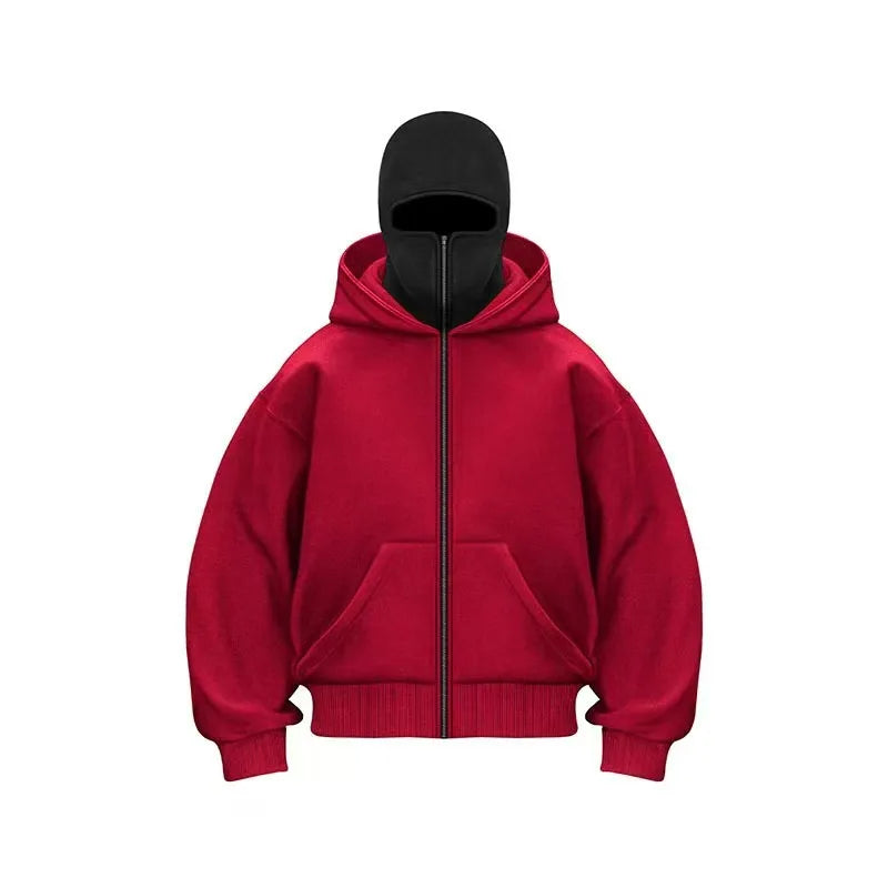 Hoodie Masque Zipper