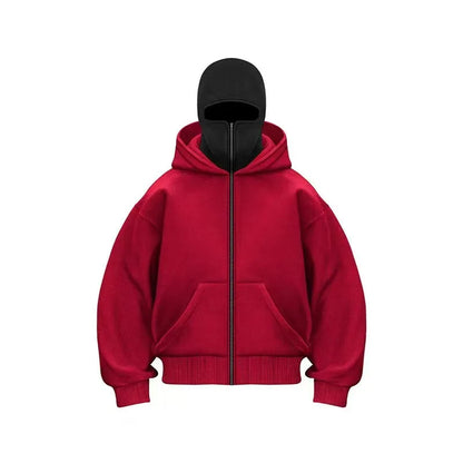 Hoodie Masque Zipper