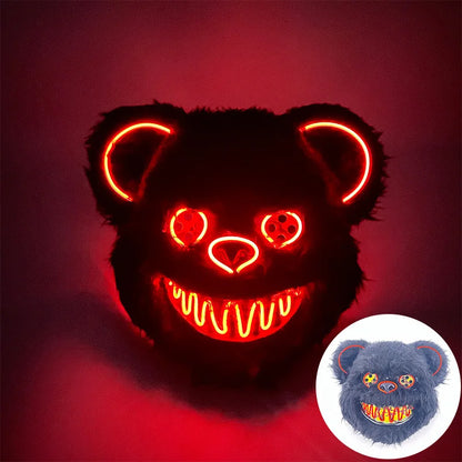 Masque Lapin Ours LED