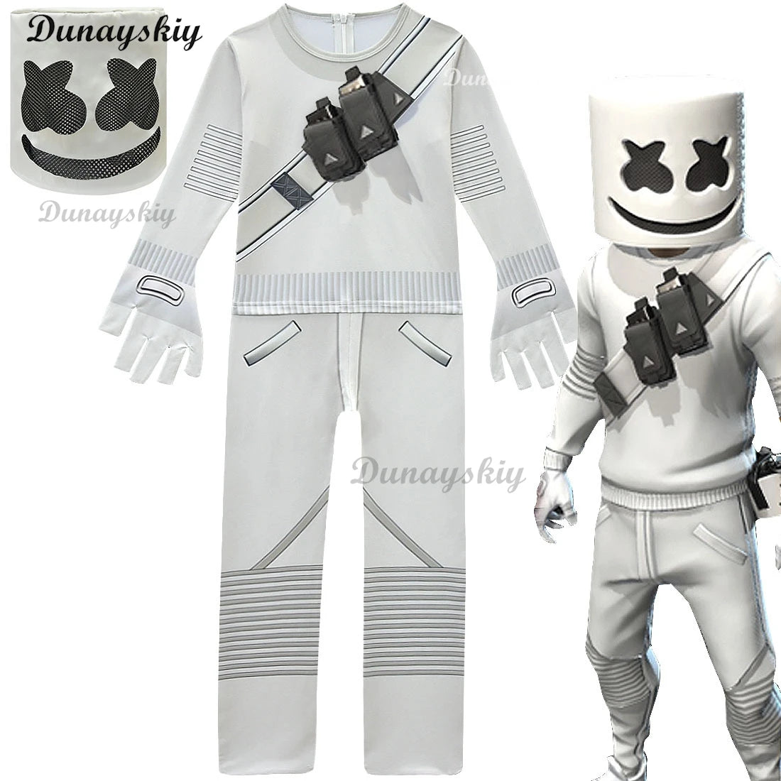 Cosplay Marshmello Fortnite