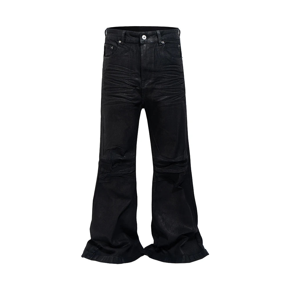 Pantalon Boot Cut Coated