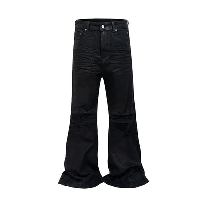 Pantalon Boot Cut Coated