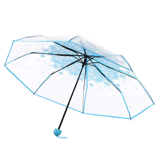 Parapluie Transparent Fleury Bleu