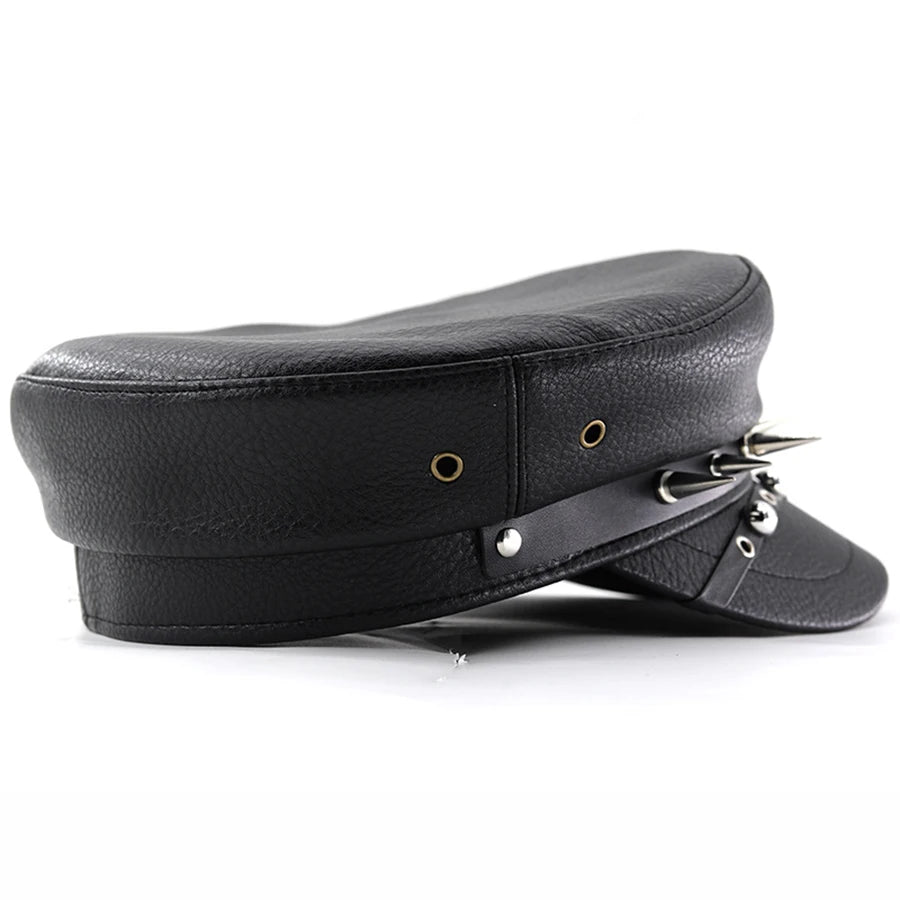 Béret en cuir Halloween pour femme